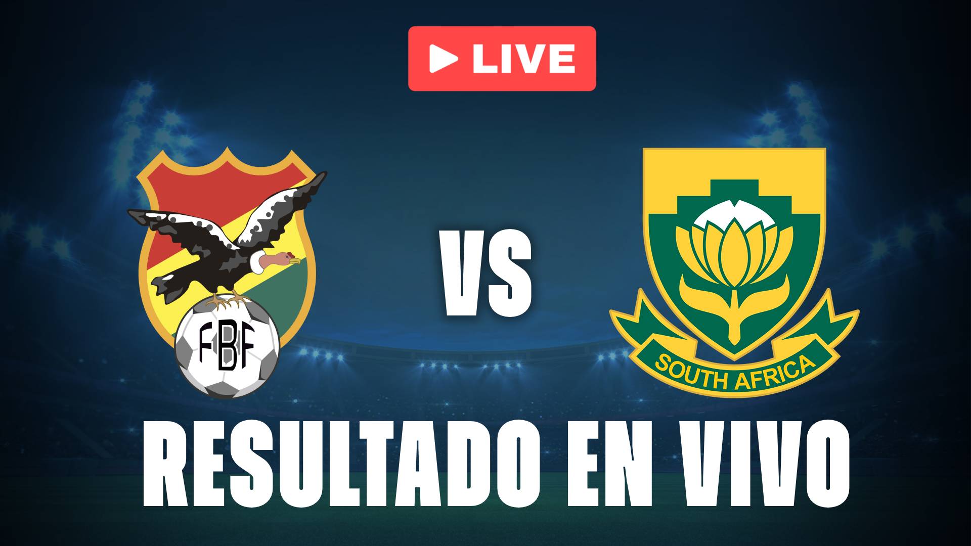 Bolivia vs Sudáfrica: resultado EN VIVO y estadísticas del Mundial Sub 17