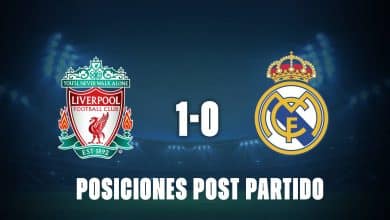 Real Madrid hoy: posiciones post partido tras la derrota vs Liverpool