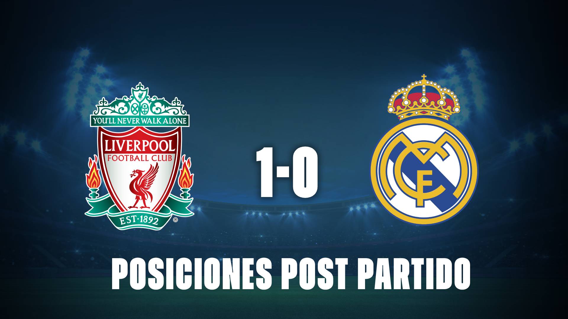 Real Madrid hoy: posiciones post partido tras la derrota vs Liverpool