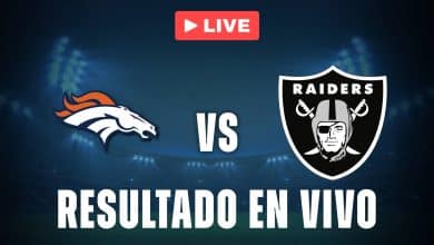 Broncos vs Raiders: resultado EN VIVO y estadísticas de la NFL