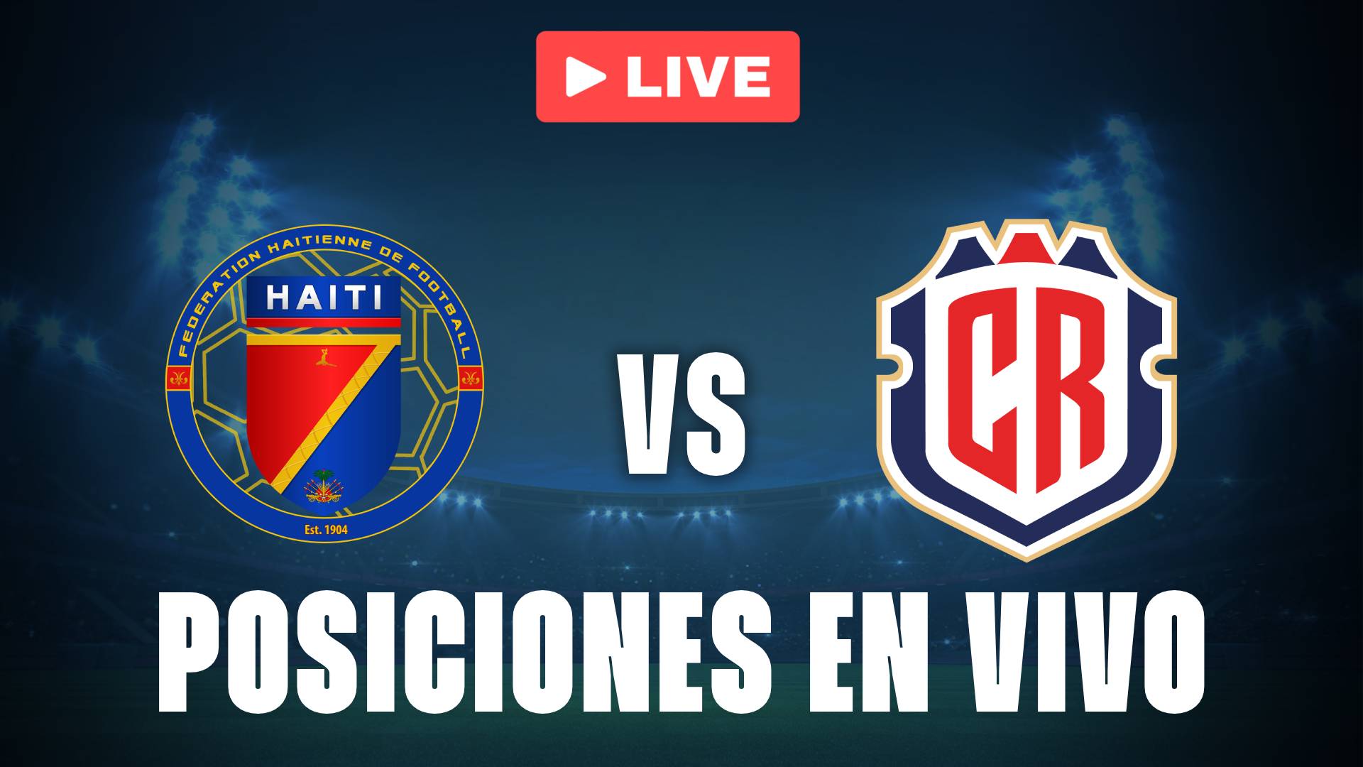 Haití vs Costa Rica: posiciones EN VIVO de las Eliminatorias Concacaf