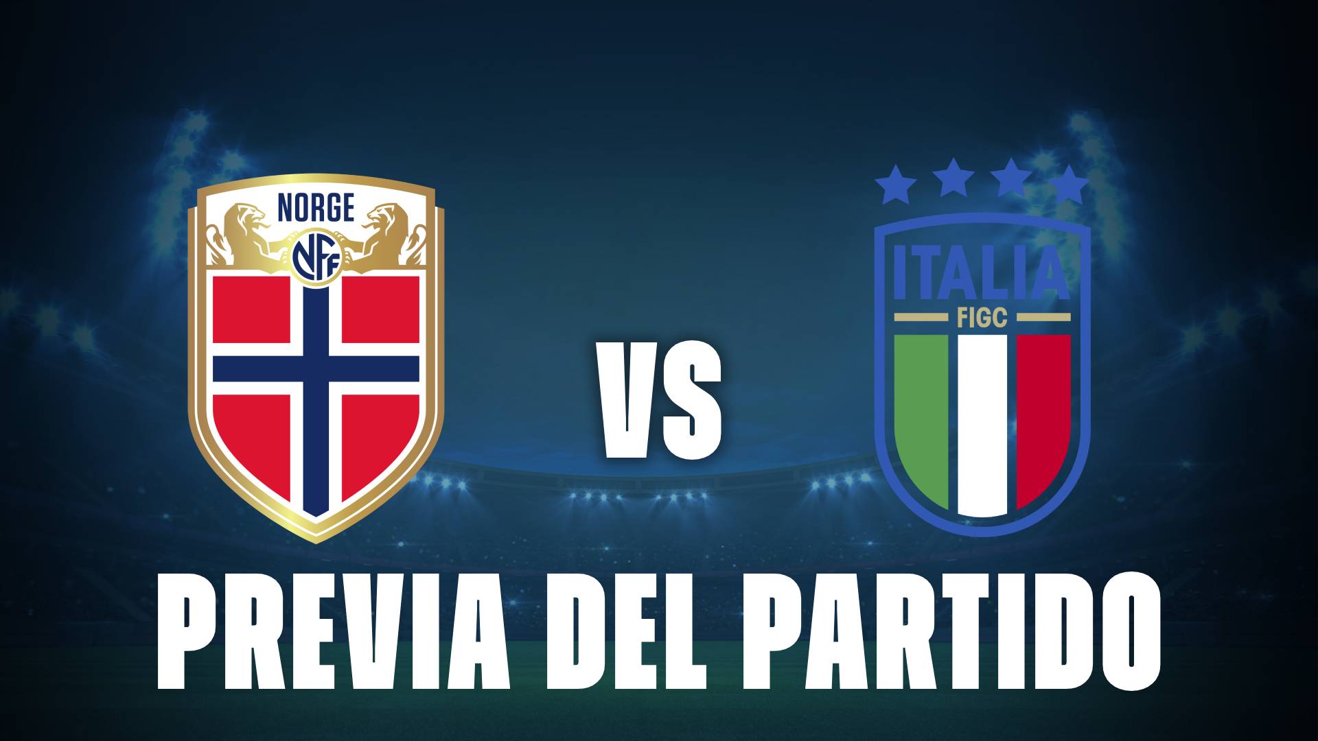 Italia vs Noruega: donde ver y cuando llegan en la final para clasificar al Mundial