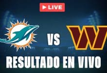 Dolphins vs Commanders: resultado EN VIVO y estadísticas en la NFL en España
