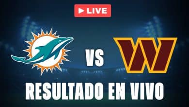 Dolphins vs Commanders: resultado EN VIVO y estadísticas en la NFL en España