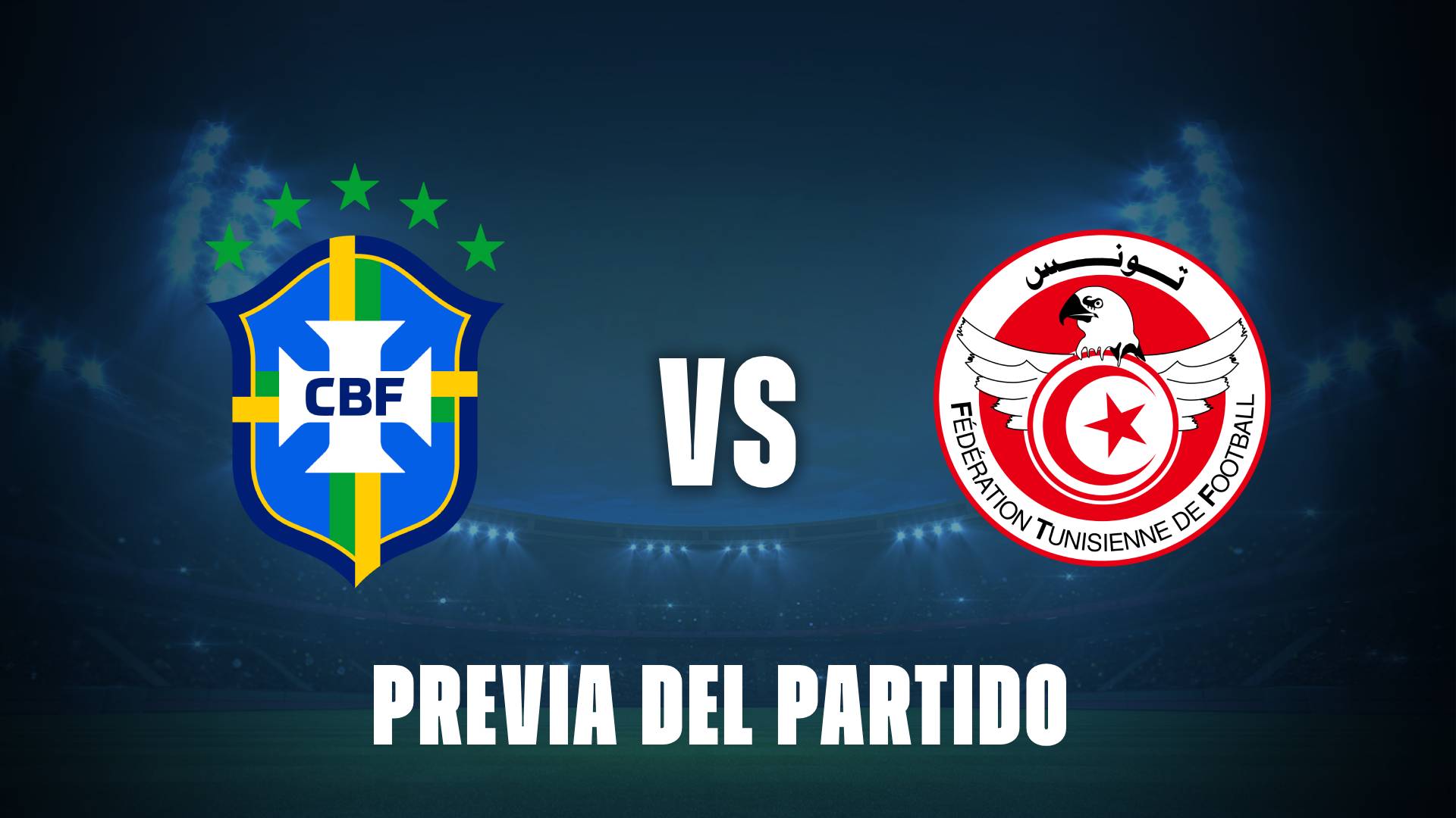 Brasil vs Túnez: cuando juegan y horarios del amistoso