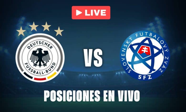 Alemania vs Eslovaquia: posiciones EN VIVO con el sueño de estar el Mundial