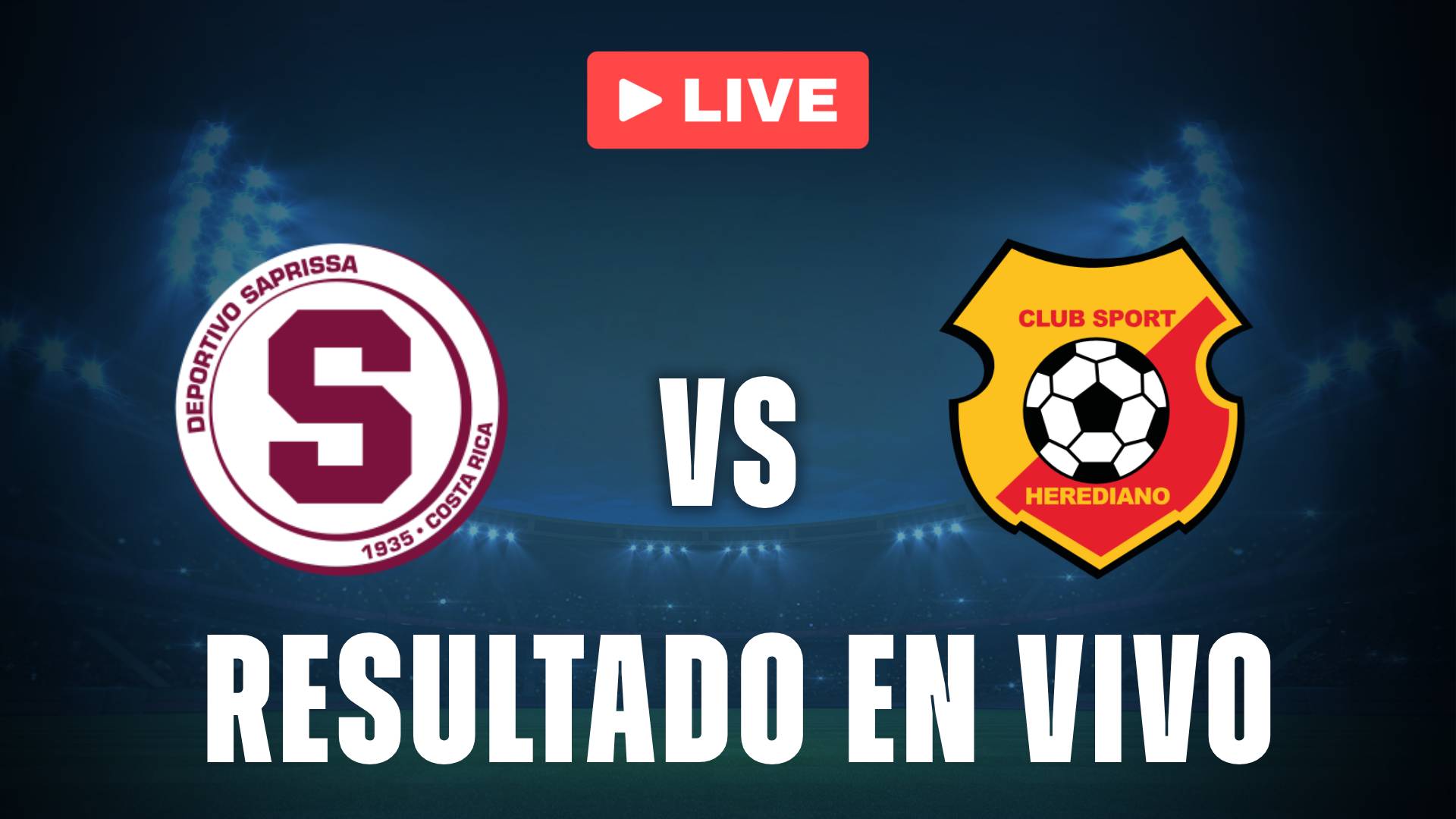Saprissa vs Herediano: resultado EN VIVO y estadísticas en la Liga Promerica