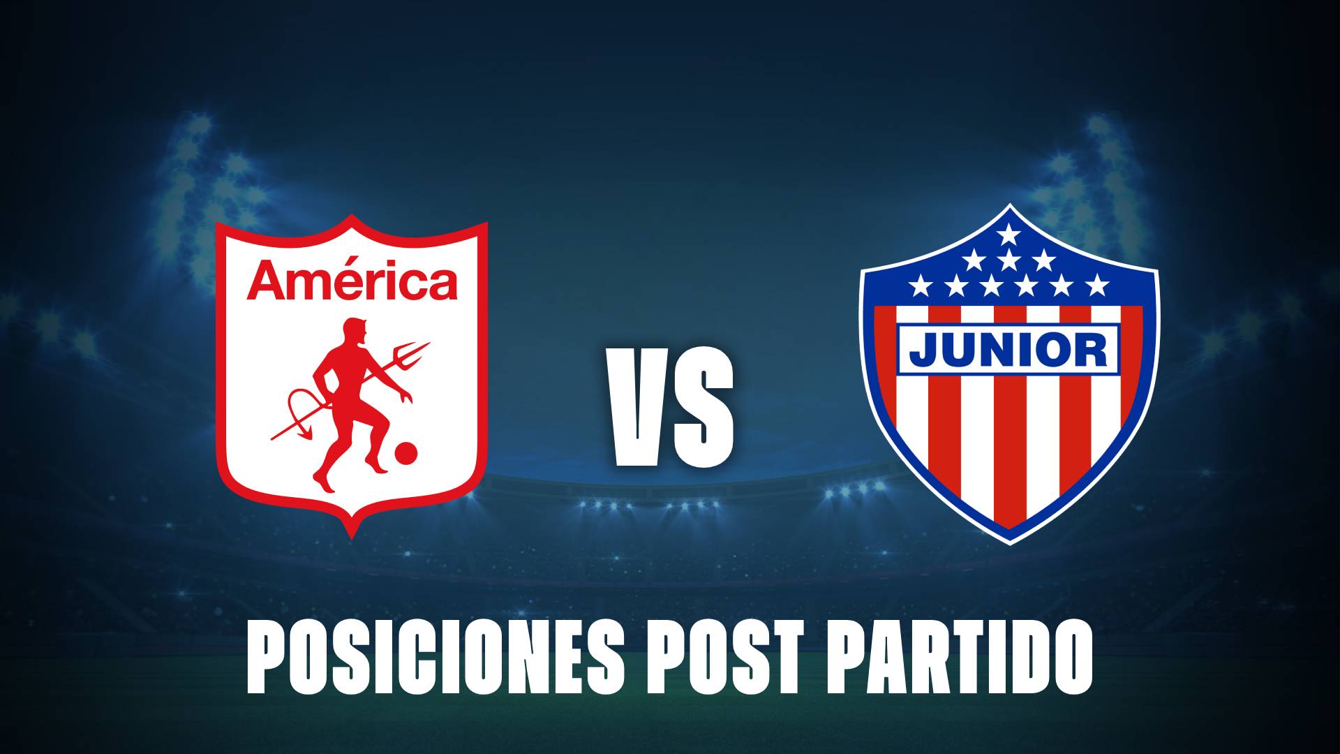 América de Cali 1-1 Junior: posiciones y próxima fecha