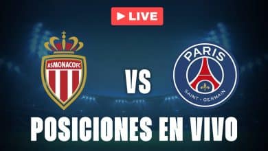 Mónaco vs PSG: posiciones EN VIVO por la Ligue 1