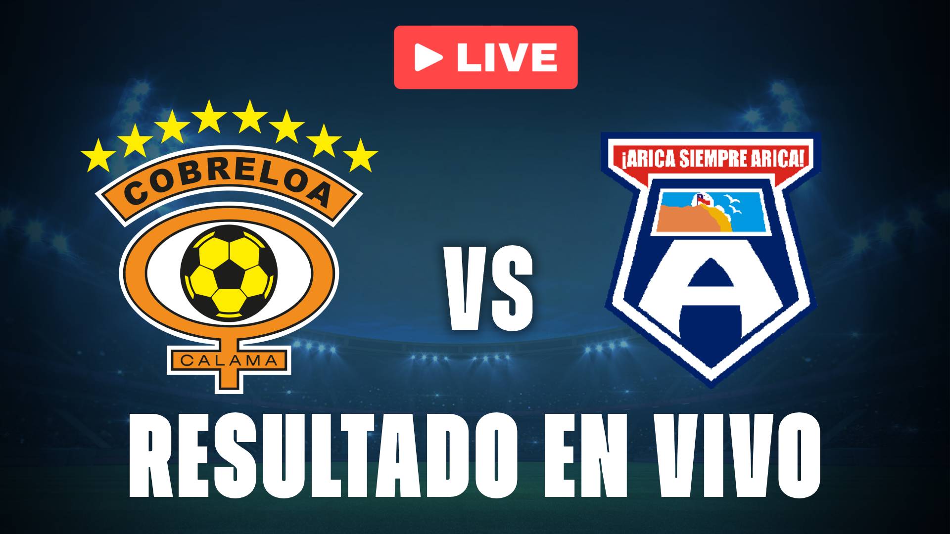 Cobreloa vs San Marcos: resultado EN VIVO y estadísticas del partido