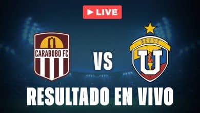 Universidad Central vs Carabobo: resultado EN VIVO y estadísticas de la Liga FutVE