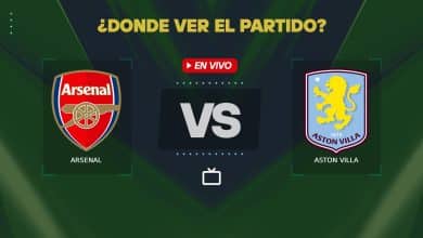 Arsenal vs Aston Villa donde ver en vivo