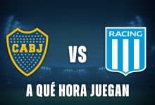 Boca vs Racing a que hora juegan