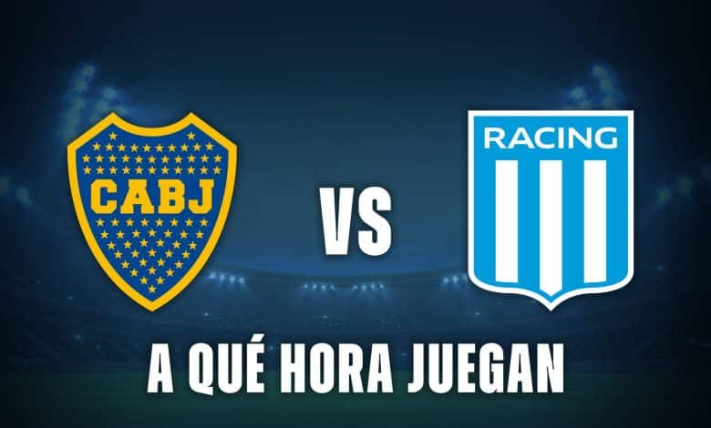 Boca vs Racing a que hora juegan