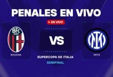 Bologna vs Inter penales en vivo