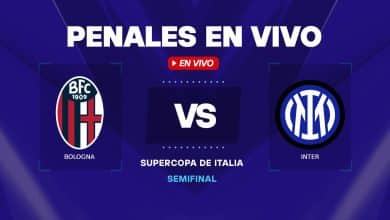 Bologna vs Inter penales en vivo