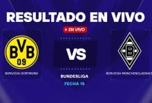 Borussia Dortmund vs Monchengladbach resultado