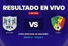 Botsuana vs Congo resultado en vivo