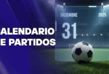 Calendario de partidos 31-12