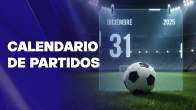 Calendario de partidos 31-12