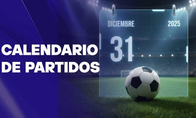 Calendario de partidos 31-12