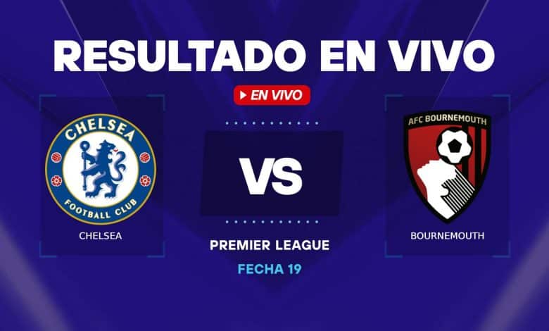 Chelsea vs Bournemouth resultado en vivo