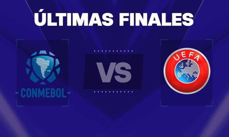Conmebol vs UEFA finales