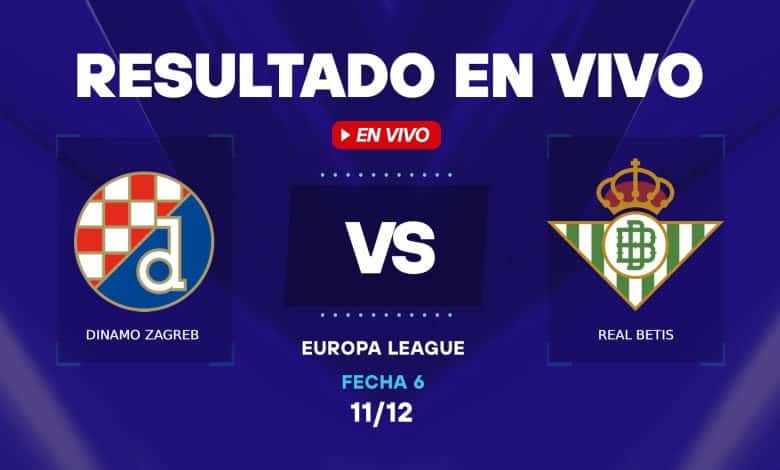 Dinamo Zagreb vs Betis - EN VIVO
