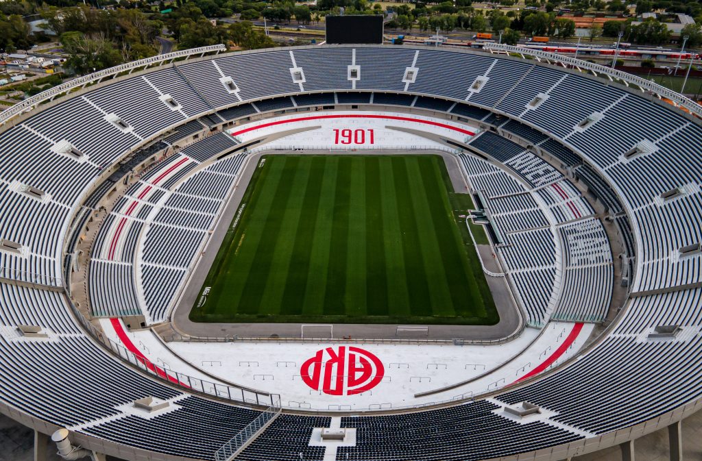 Obras en el Monumental