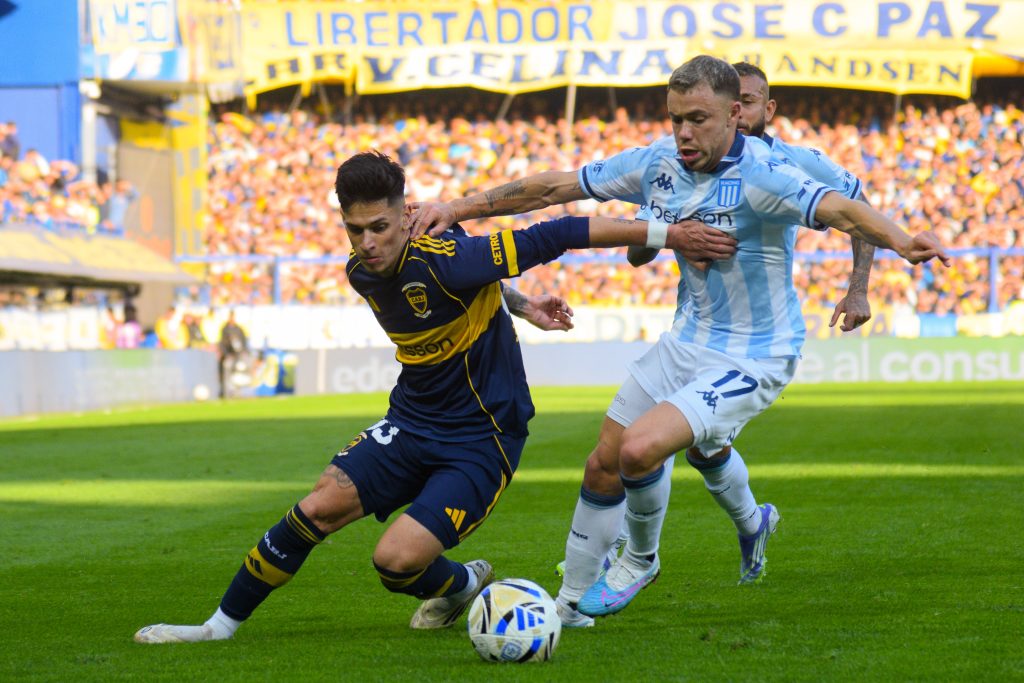 Boca vs Racing. (Photo by Julian Martinez/NurPhoto via Getty Images)