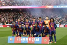 Posiciones de Barcelona previo al partido vs Atlético de Madrid (Getty Images)