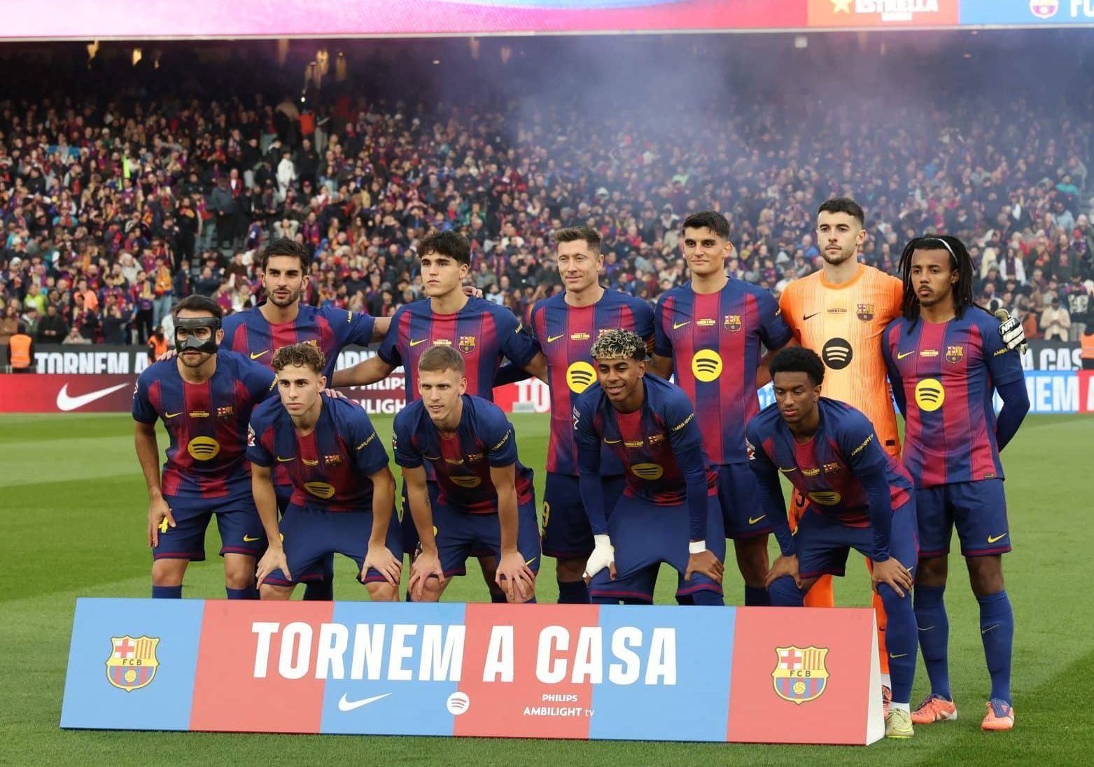 Posiciones de Barcelona previo al partido vs Atlético de Madrid (Getty Images)