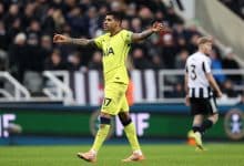 Así fueron los goles del Cuti Romero vs Newcastle (Getty Images)