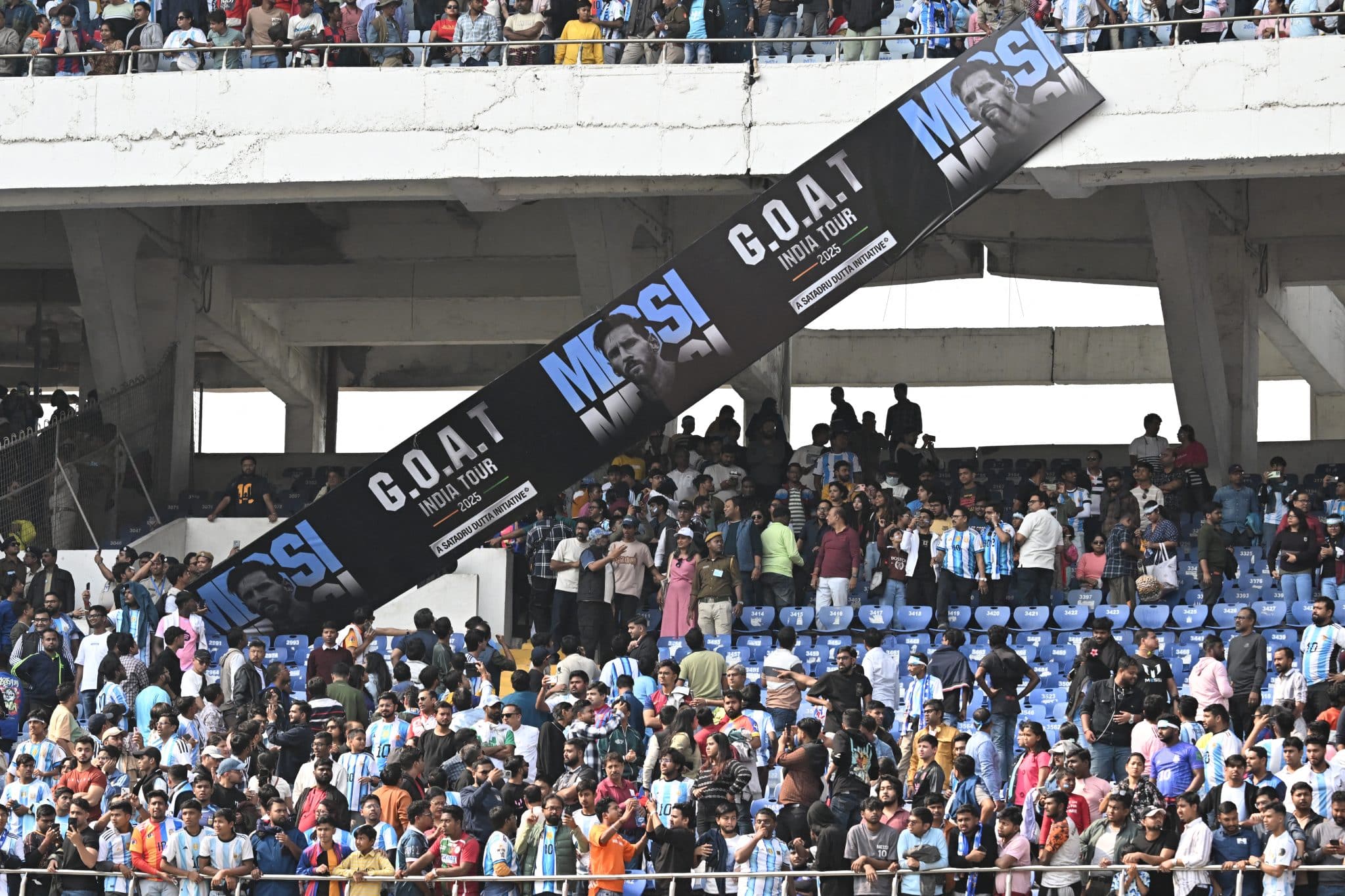 Lionel Messi hoy: Incidentes y polémicas en su visita a la India (Getty Images)