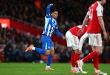 Diego Gómez: así fue el gol vs Arsenal por Premier League (Getty Images)