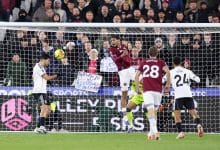Raúl Jiménez: el gol agónico de cabeza para ganarle al West Ham por Premier League (Getty Images)