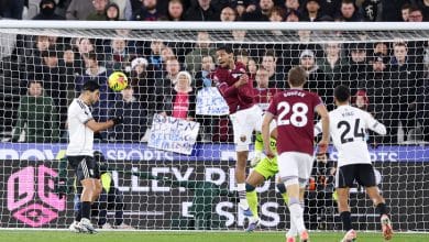Raúl Jiménez: el gol agónico de cabeza para ganarle al West Ham por Premier League (Getty Images)