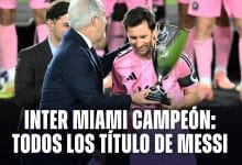 Inter miami Lionel Messi campeón