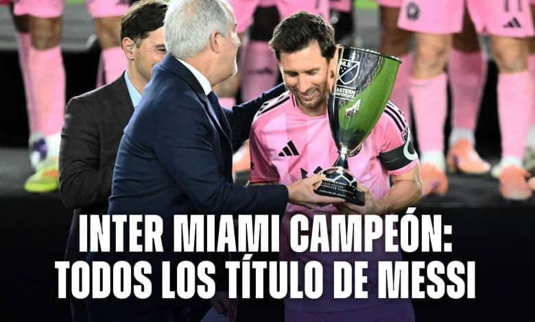Inter miami Lionel Messi campeón