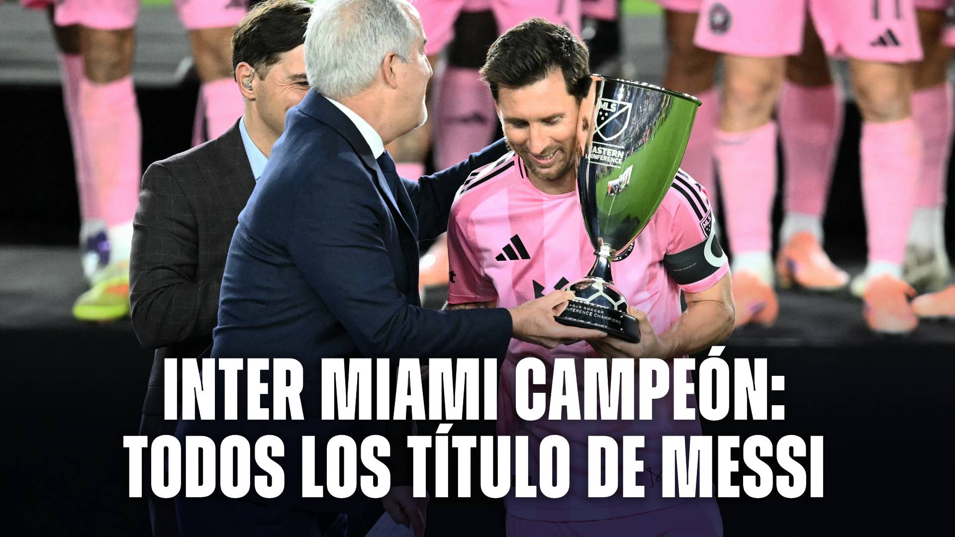 Inter miami Lionel Messi campeón