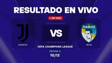 Juventus vs Pafos resultado en vivo