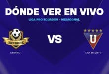 Libertad vs Liga de Quito donde ver en vivo