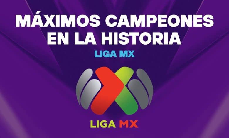 Liga MX máximos campeones en la historia