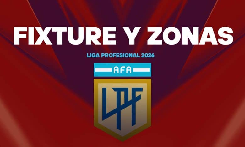 Liga Profesional 2026 fixture y zonas