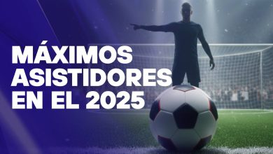 Máximos asistidores 2025
