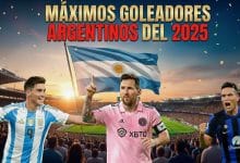 Máximos goleadores argentinos 2025