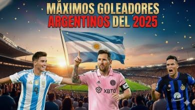 Máximos goleadores argentinos 2025