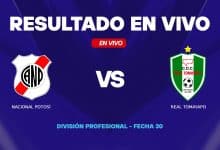 Nacional Potosí vs Real Tomayapo