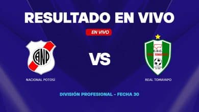 Nacional Potosí vs Real Tomayapo