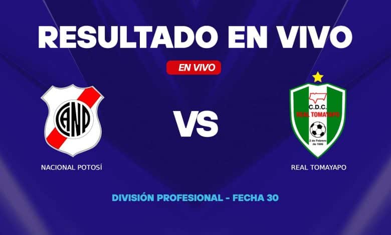 Nacional Potosí vs Real Tomayapo